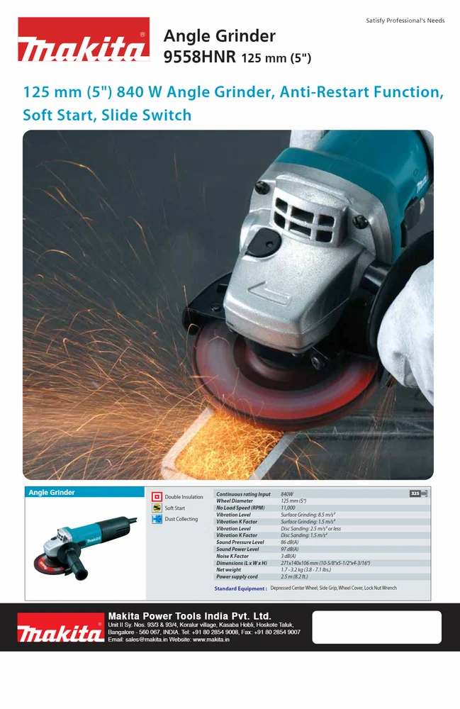9558HN Angle Grinder