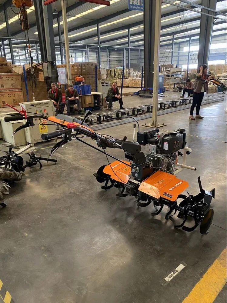 9 एचपी डीजल पावर वीडर टिलर मेरा 678डी कामा इंजन