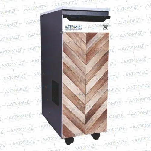 એટોમાઇઝ ડોમેસ્ટિક ફ્લોર મિલ 1hp ડબલ ચેમ્બર (લાકડાની પટ્ટી)