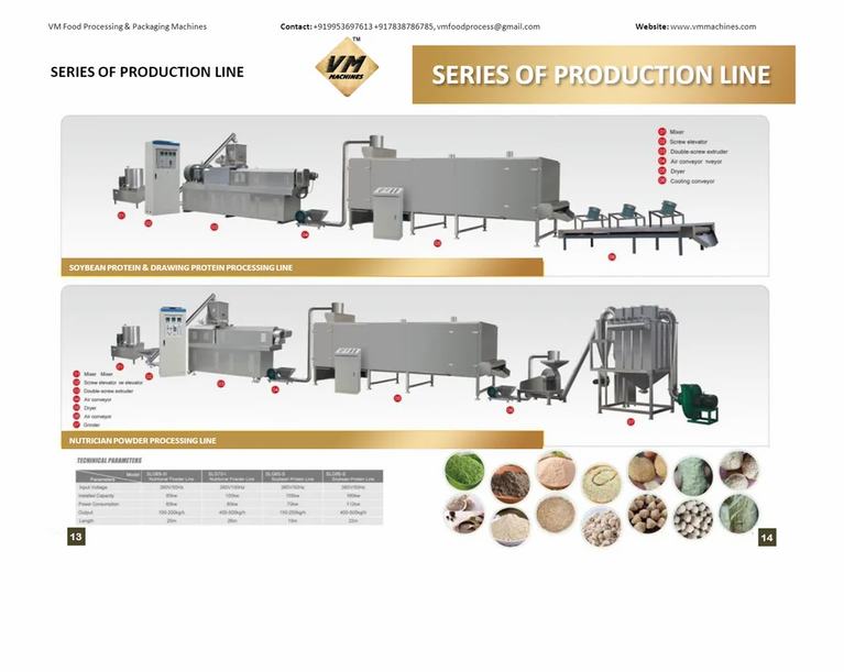 ઓટોમેટિક સ્નેક્સ ટ્વીન સ્ક્રુ એક્સટ્રુડર મશીન