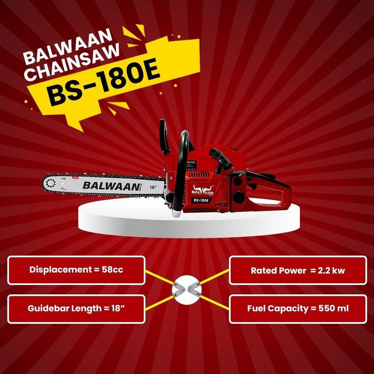 बलवान चेनसॉ बीएस-180ई