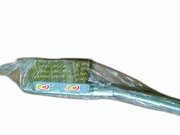 Knife Shape Handle Brass Wire Brush