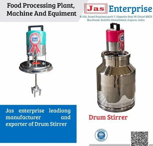 ઢાંકણ માઉન્ટ ડ્રમ stirrer