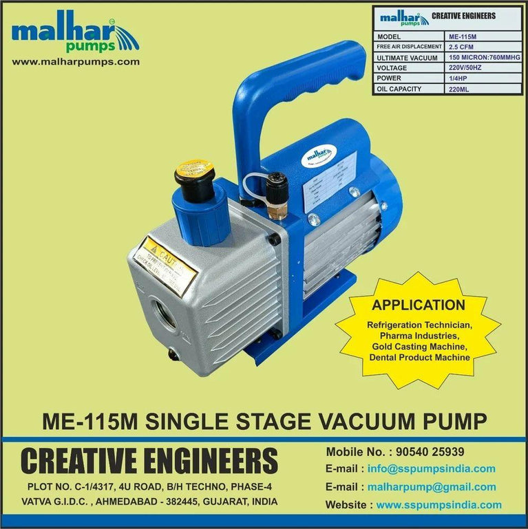 Oil Seal High Vacuum Pump