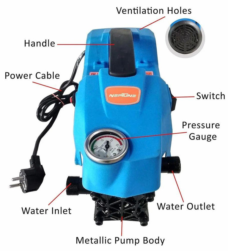 PW-1000FX પોર્ટેબલ કાર વોશર
