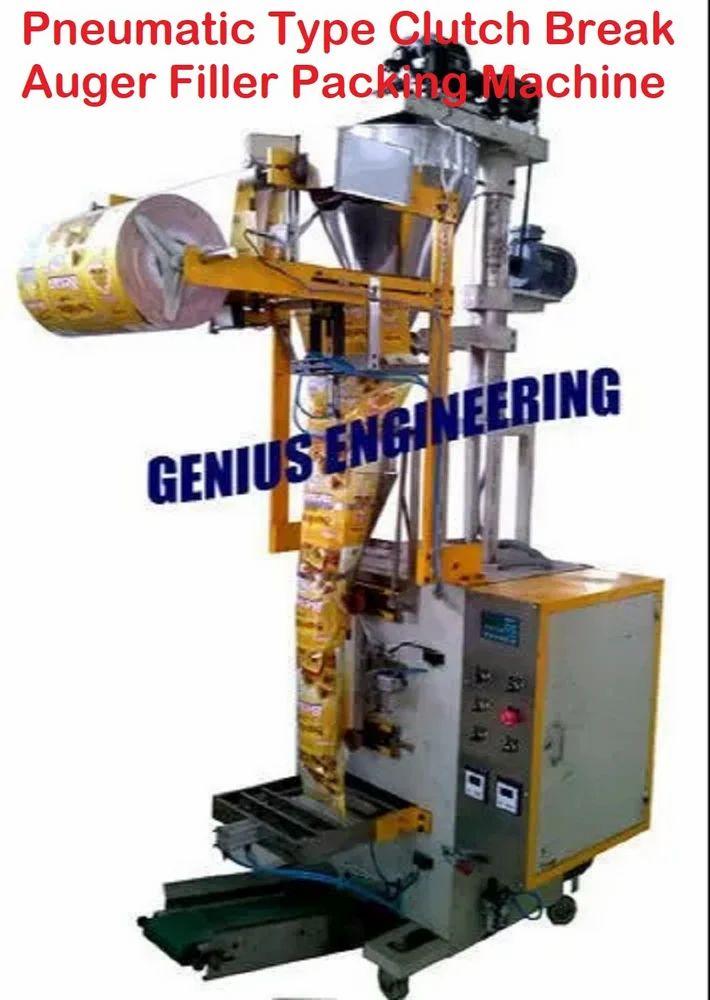 Pneumatic Type Clutch Break Auger Filler Packing Machine