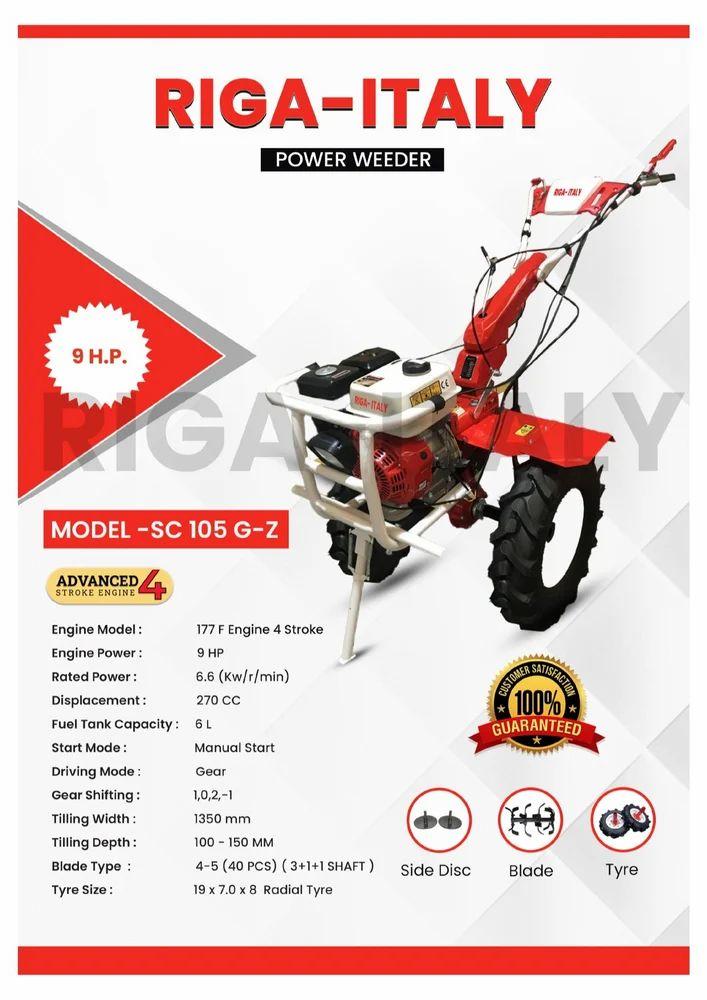 RIGA -ITALY 9 Hp Power weeder