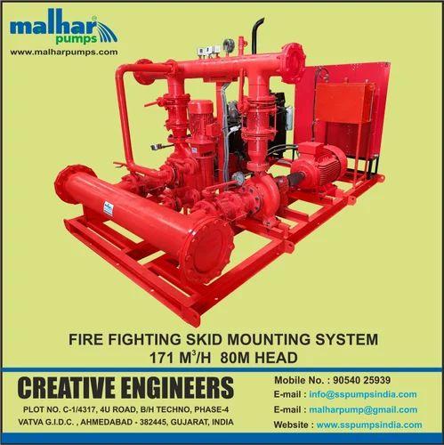 SKID MOUNTED FIRE FIGHTING PUMP