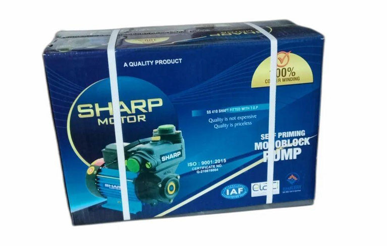 શાર્પ સેલ્ફ પ્રાઈમિંગ મોનોબ્લોક પંપ