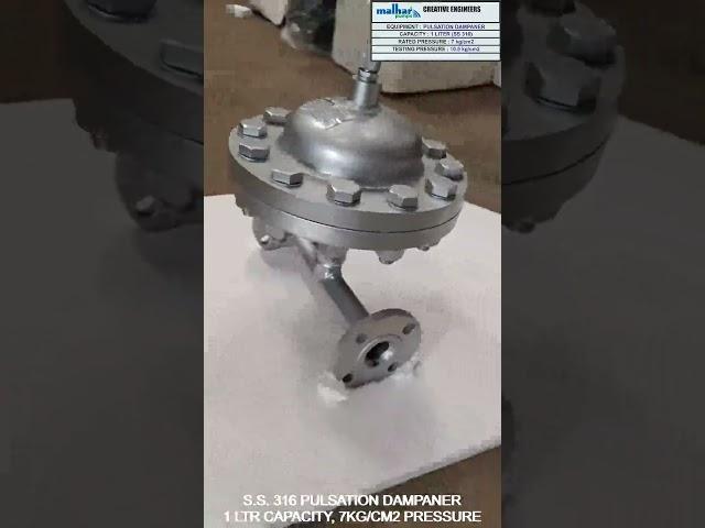 Ss Pulsation Dampener
