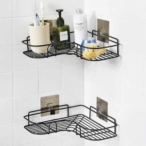 Stainless Steel Bathroom Corner Shelf Organizer Storage Hanging Shower Caddy Rack