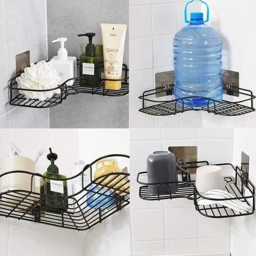 Stainless Steel Bathroom Corner Shelf Organizer Storage Hanging Shower Caddy Rack
