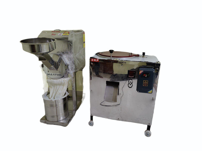 10 Hp High Speed Coriander Powder Machine (All in One Dry Masala Grinding Machine) With Cyclone