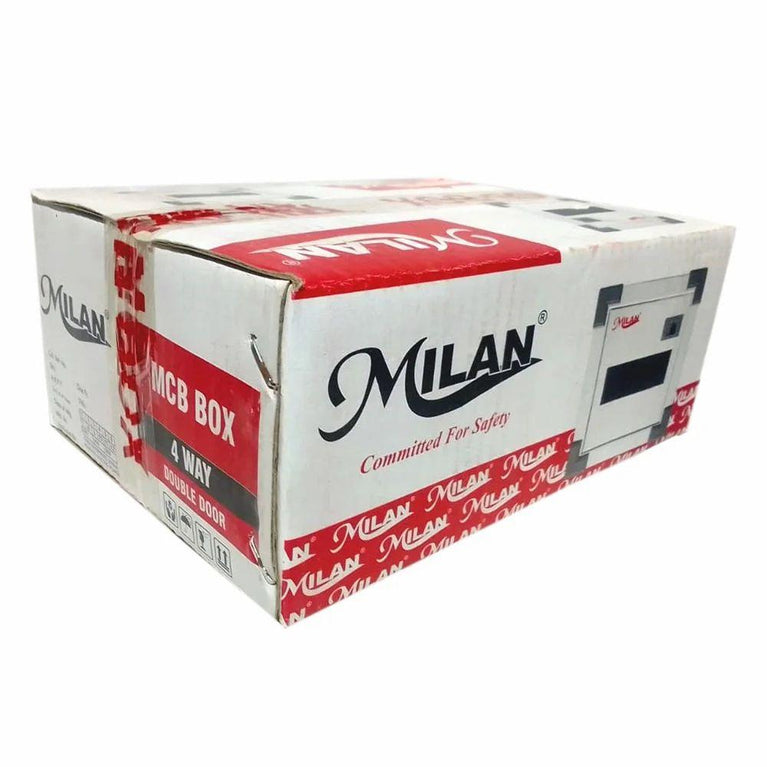4 WAY MILAN POWER METAL MCB BOX DOUBLE DOOR