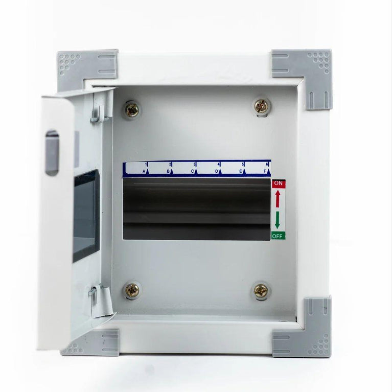6 WAY MILAN POWER METAL MCB BOX DOUBLE DOOR