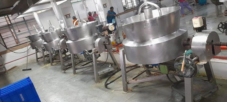 मावा रोसगुल्ला उबालने का प्लांट