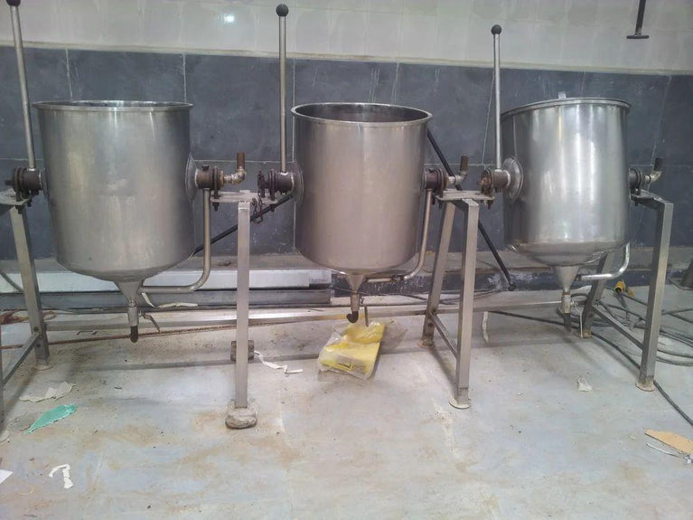 Steam Heated Rice Cooking Pan