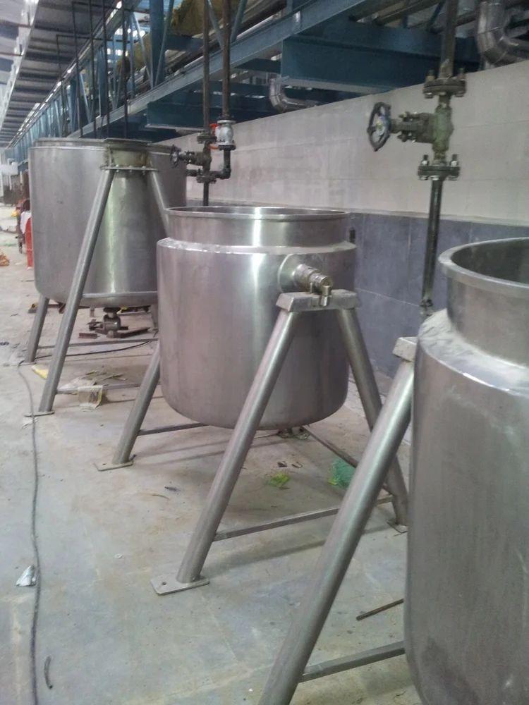 Steam Heated Rice Cooking Pan
