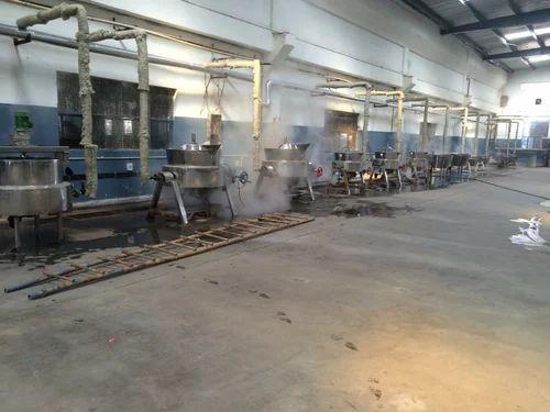 Steam Heated Sweet Mawa Plant
