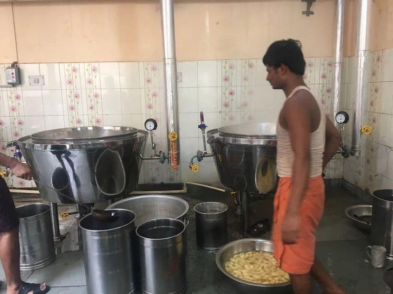 steam base Ghee Boiling Kettle