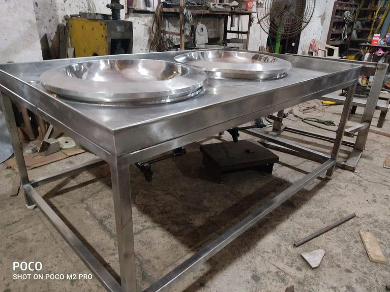 steam base Ghee Boiling Kettle