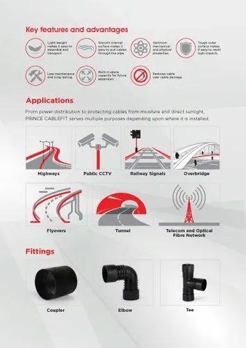 Prince Cable Ducting Pipes