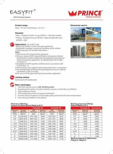 Prince UPVC Pipe Fittings