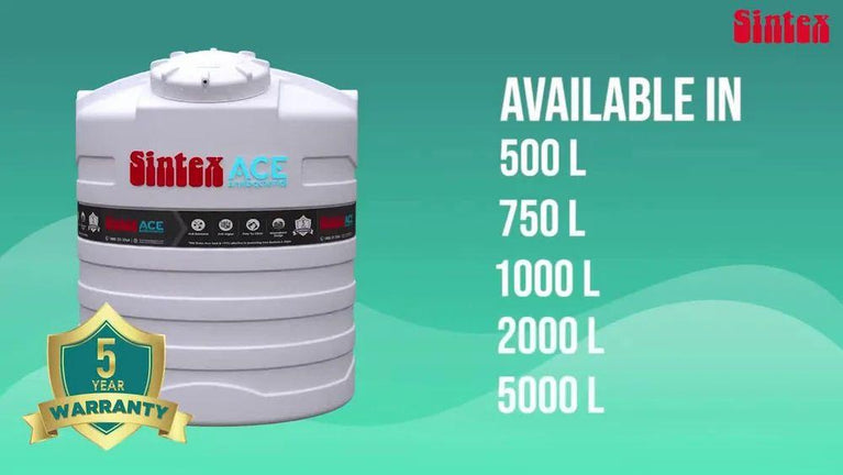 Sintex Ace Side Manhole Antibacterial Tank 2000 Ltr