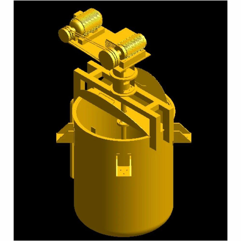 Mixing Tank With Agitator