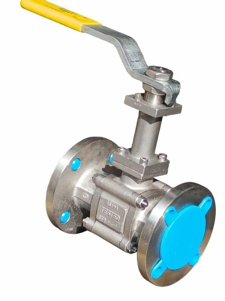 1080B SS Flanged Three Piece Design Ball Valve