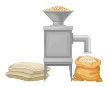 3D Live Flour Mill