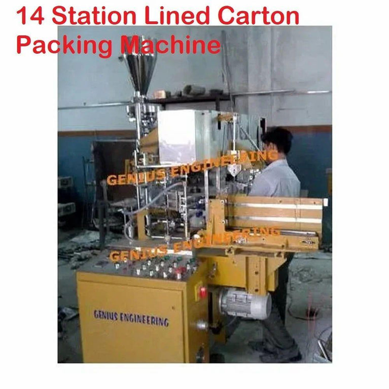 14 Station Lined Carton Packing Machine