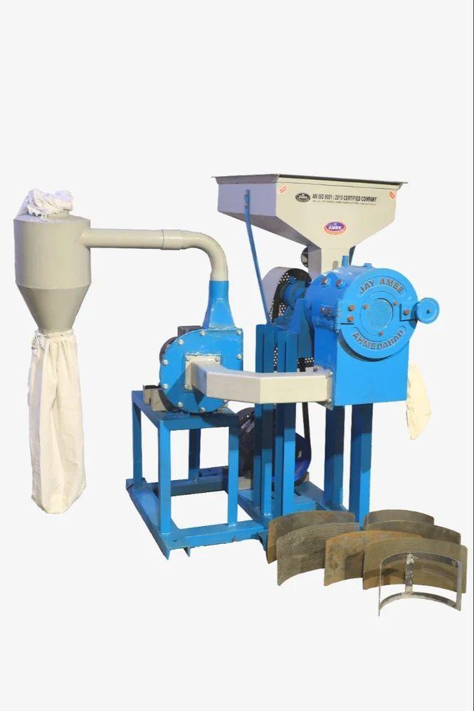 15+2 HP Commercial Atta Chakki Machine with cyclone