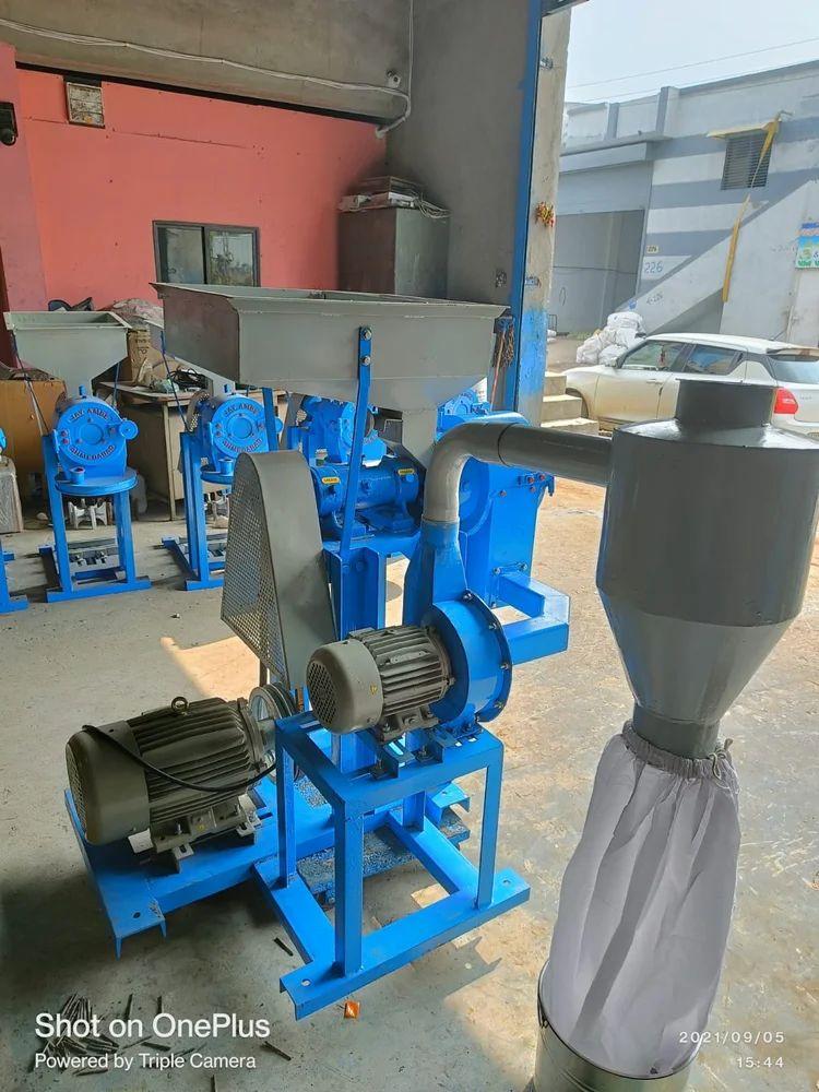 15+2 HP Commercial Atta Chakki Machine with cyclone