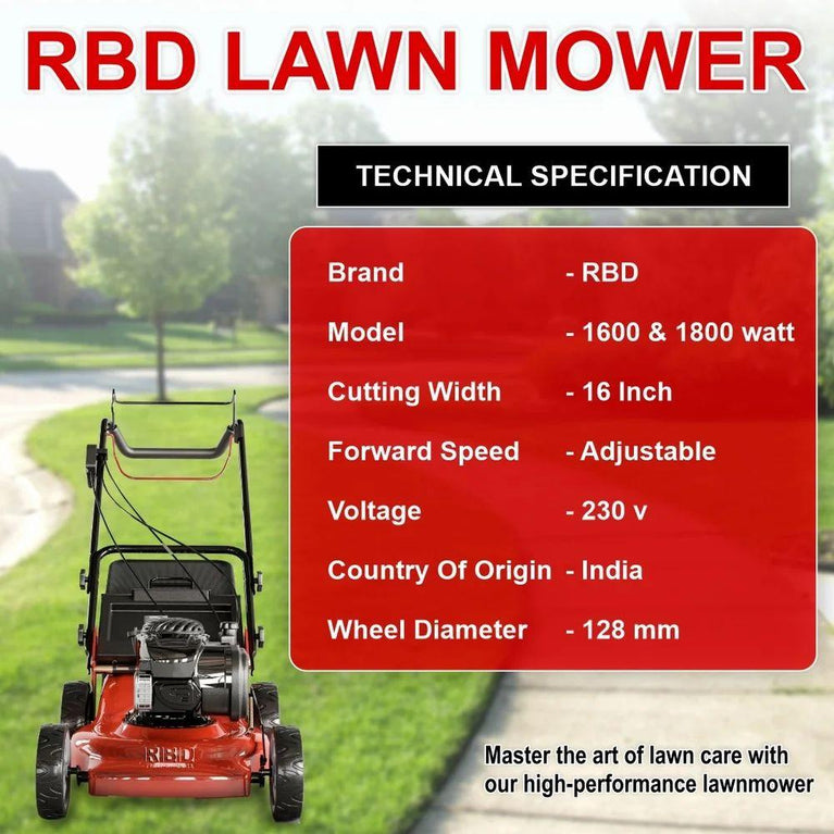 18 Inch Petrol Lawn Mower