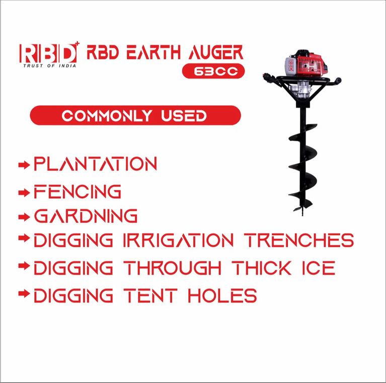 196cc Earth Auger