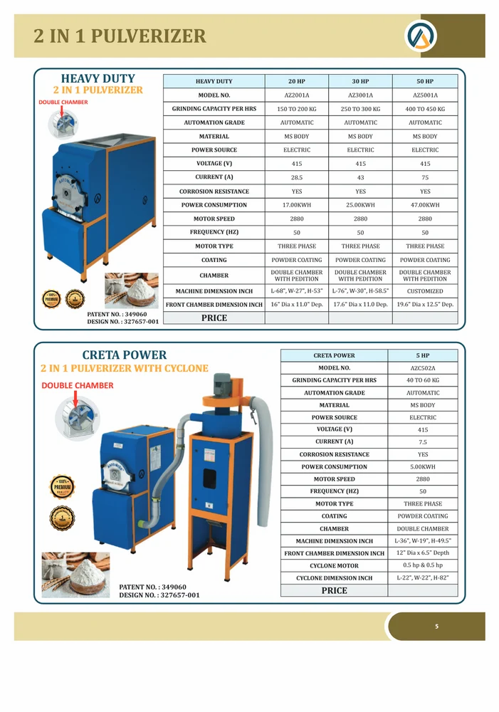 200kg Commercial Flour Plant