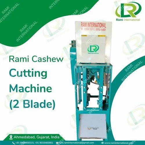 2 Blade Cashew Cutting Machine