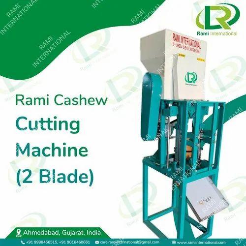 2 Blade Cashew Cutting Machine