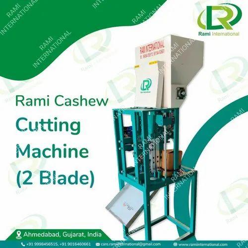 2 Blade Cashew Cutting Machine
