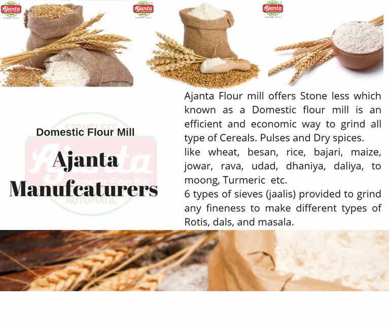 2 HP Stoneless Flour Mill 2 In 1