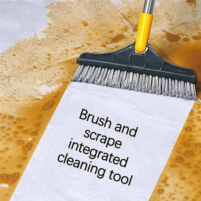 2 IN 1 TILES CLEANING BRUSH - 2 in 1 Floor Brush Scrubber with Long Handle Grout Brush