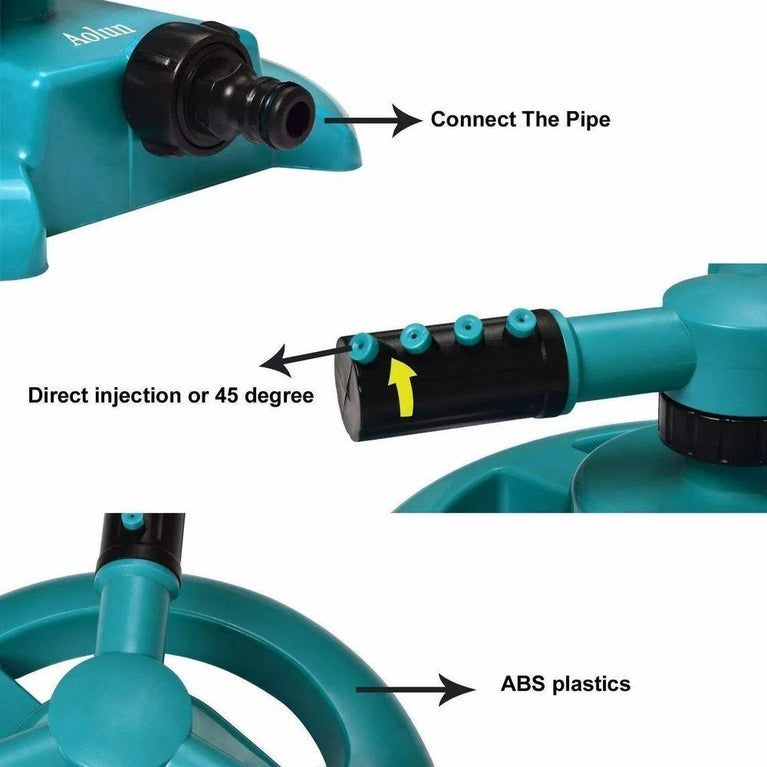 360 Degree Rotating Water Saving Sprinkler