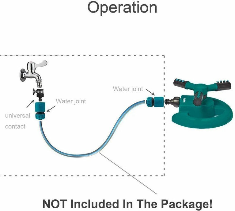 360 Degree Rotating Water Saving Sprinkler