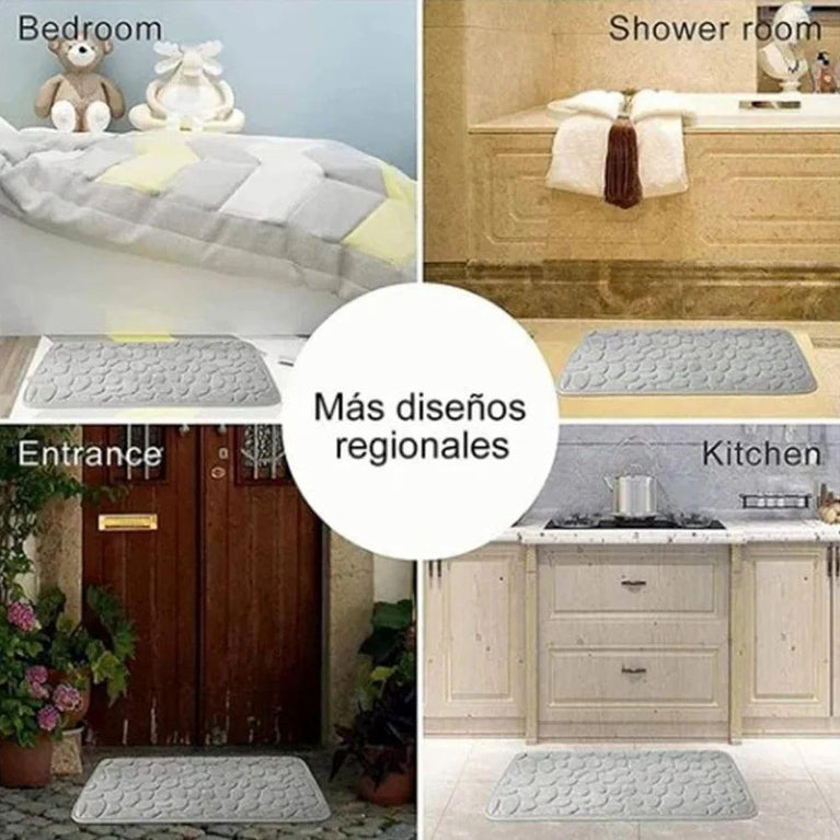 3PCS TOILET BATH MAT (3pcs Non Slip Bath Mat Set Super Soft Pedestal and Bath Rug Memory Foam )