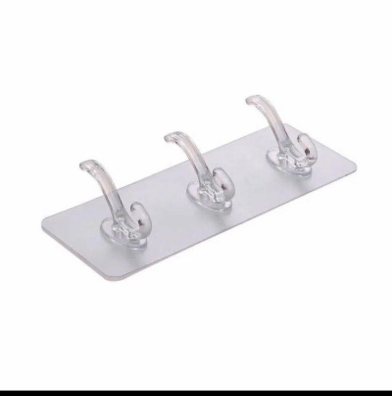 3 Hook Sticker Plate