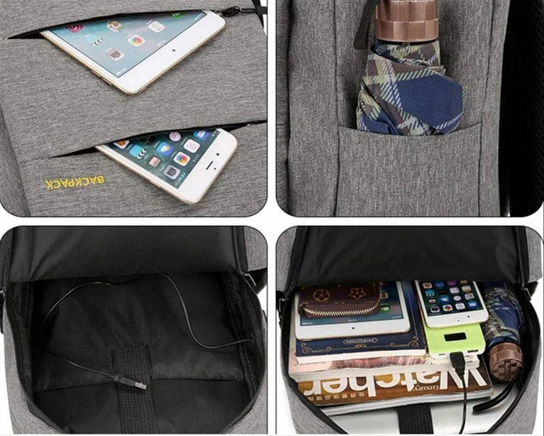 3 IN 1 BAG PACK  3 pcs Backpack Combo Set Laptop Backpack Water Resistant Business Travel Bag