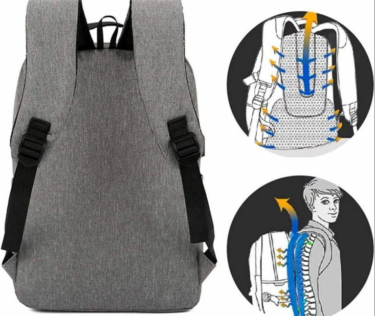 3 IN 1 BAG PACK  3 pcs Backpack Combo Set Laptop Backpack Water Resistant Business Travel Bag