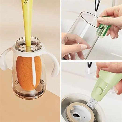 3 IN 1 GLASS CUP CLEANING BRUSH