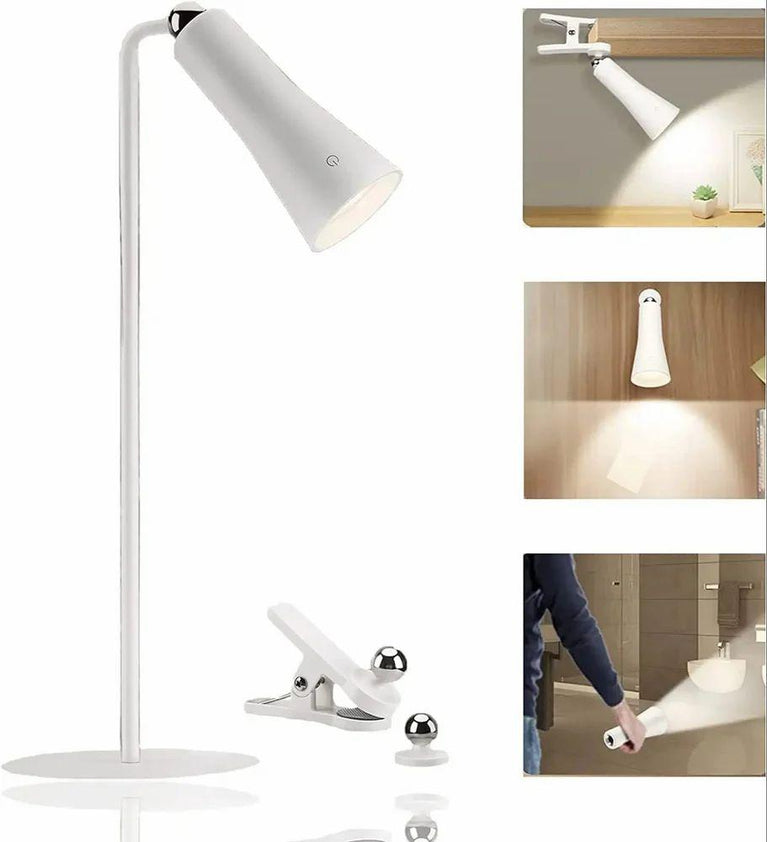 3 IN 1 MAGNETIC MULTIFUNCTION TABLE LAMP - Led Desk Lamp with Magnetic Wireless Rechargeable Table